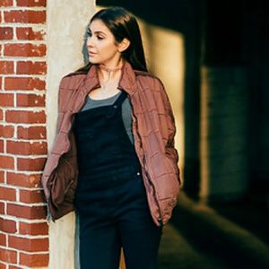 Free People Quilted Dolman Jacke Spice Size Medium